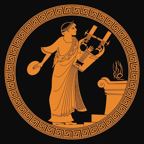 Ókori görög Isten . — Stock Vector