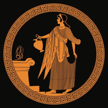 Antik Yunan tanrıçası Afrodit.