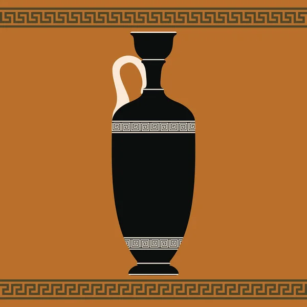 Vector jarrón griego . — Vector de stock