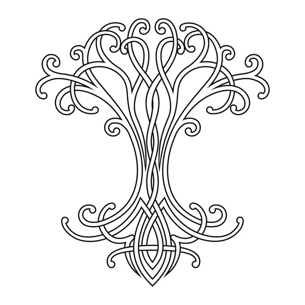 Árbol celta de la vida. — Archivo Imágenes Vectoriales