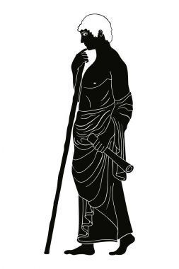antik yunan adam.