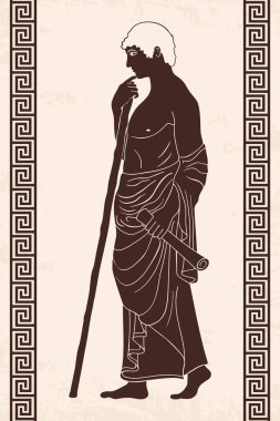 antik yunan adam.