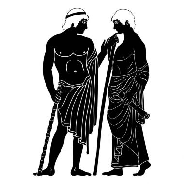 antik yunan adam.