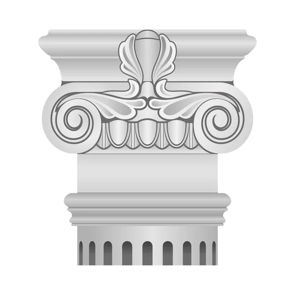 Capitales griegos de columnas . — Archivo Imágenes Vectoriales