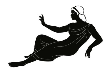 Antik Yunan çizim.