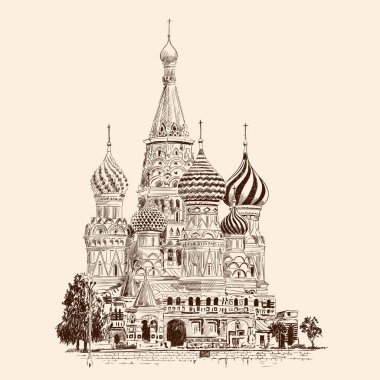 Moskova'da Katedrali.