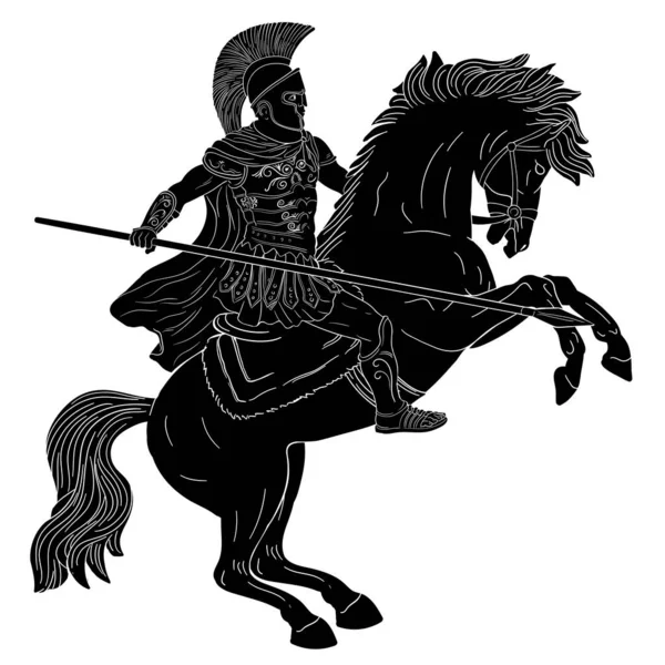 古代ローマの戦士. — ストックベクタ