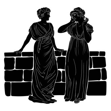 Antik Yunan kadını.