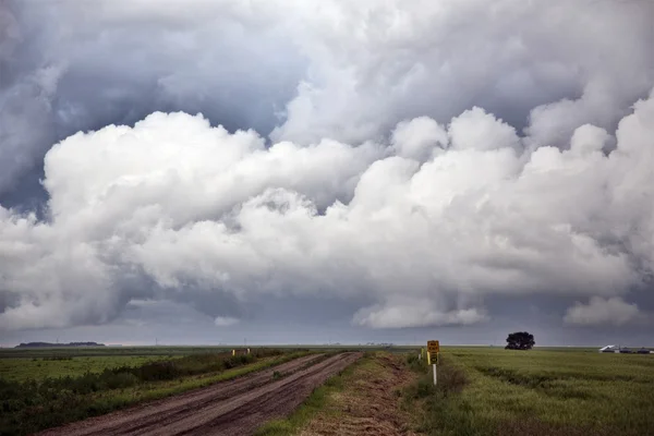 Σύννεφα saskatchewan — Φωτογραφία Αρχείου