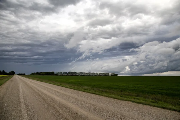 Nuages de tempête Saskatchewan — Photo