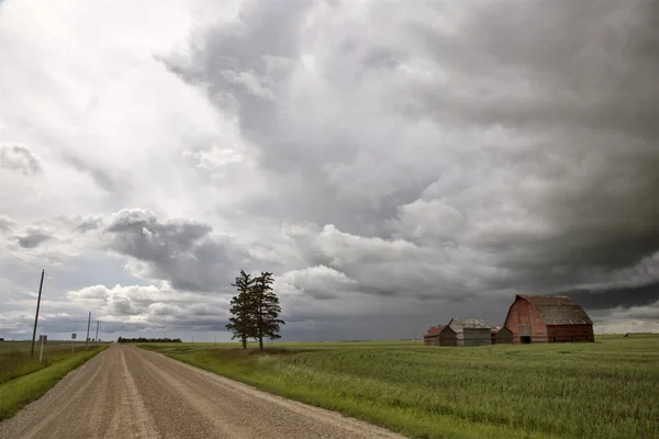 Nuvole di tempesta Saskatchewan — Foto Stock