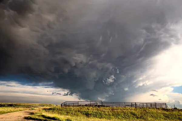 Nuvens de tempestade Saskatchewan — Fotografia de Stock