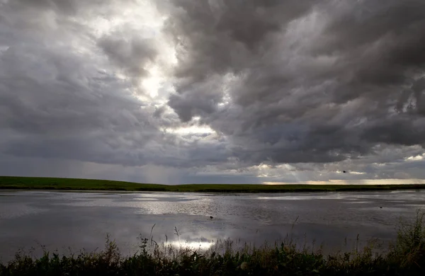 Bouřková mračna saskatchewan — Stock fotografie