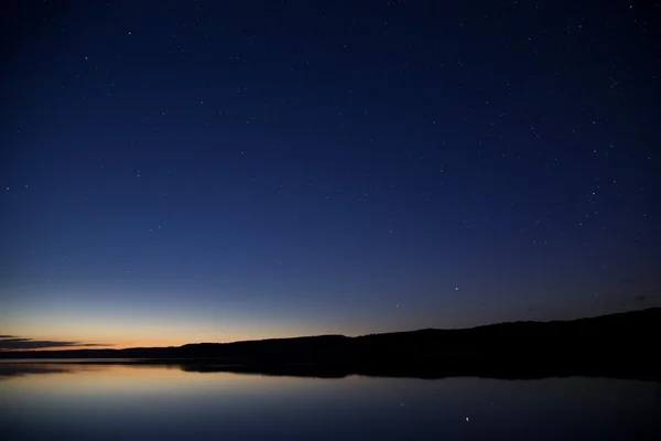 Lake Twilight Night Photo — Stock Photo, Image