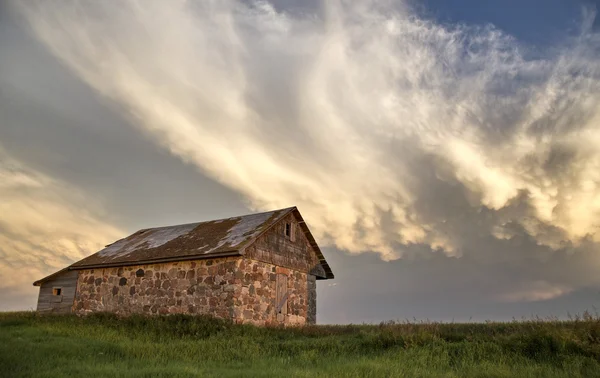 Bouřková mračna saskatchewan — Stock fotografie