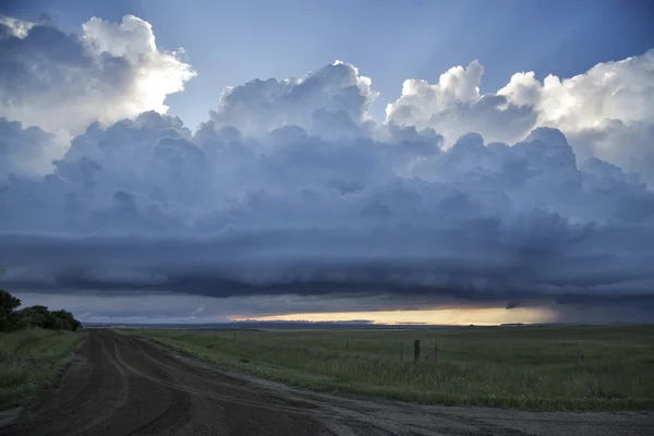 Nuvole di tempesta Saskatchewan — Foto Stock