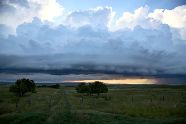 Nuvole di tempesta Saskatchewan — Foto Stock