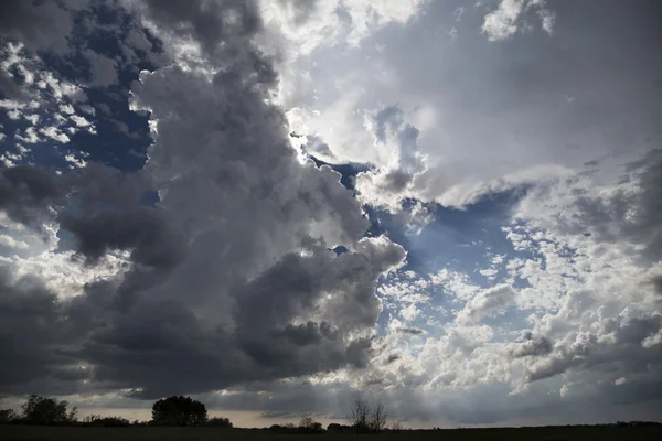 Nuvole di tempesta Saskatchewan — Foto Stock