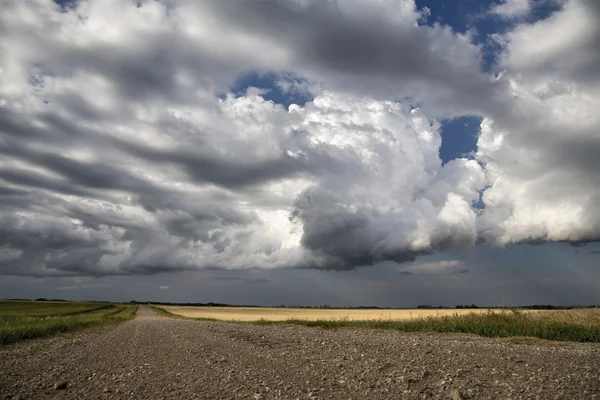 Nuvens de tempestade Saskatchewan — Fotografia de Stock