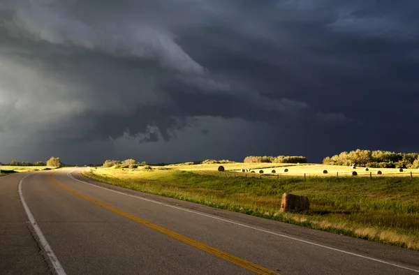 Storm wolken saskatchewan — Stockfoto