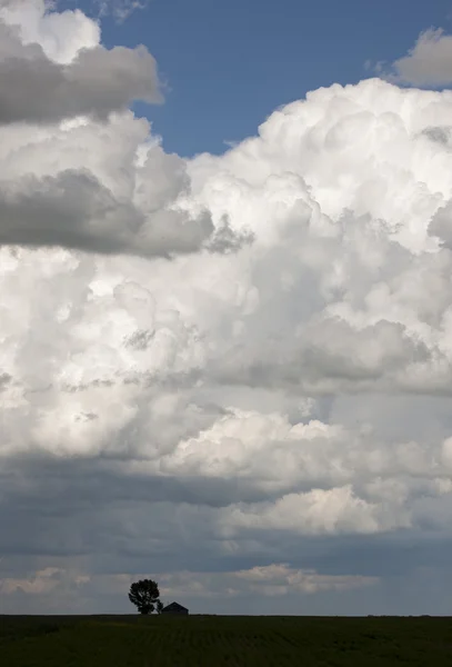 Burzowe chmury saskatchewan — Zdjęcie stockowe