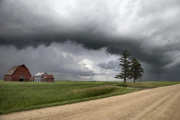 Sturmwolken saskatchewan — Stockfoto