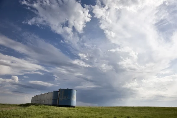 Nuvens de tempestade Saskatchewan — Fotografia de Stock