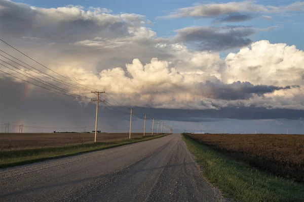 Bouřková mračna saskatchewan — Stock fotografie