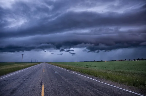 Nuvole di tempesta Saskatchewan — Foto Stock