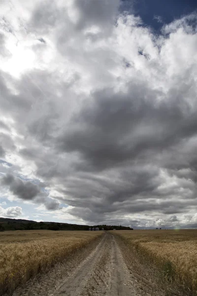 Штормовые облака Саскачевана — стоковое фото