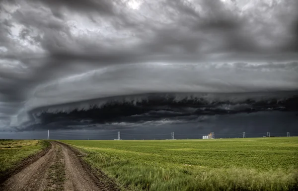 Bouřková mračna saskatchewan — Stock fotografie