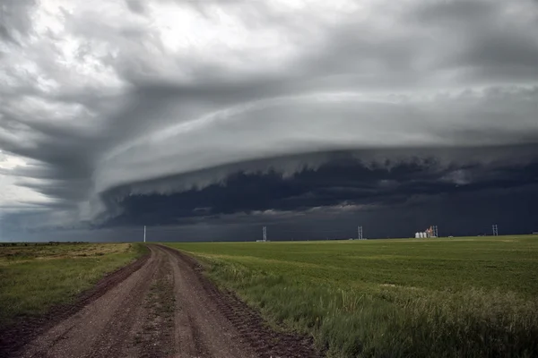 Nuages de tempête Saskatchewan — Photo