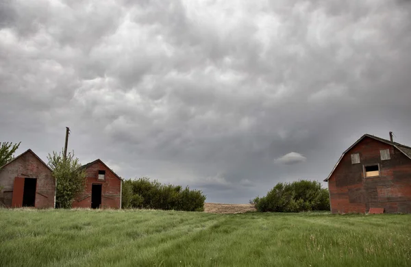 Burzowe chmury saskatchewan — Zdjęcie stockowe