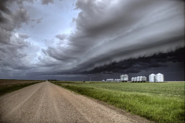 Storm wolken saskatchewan — Stockfoto