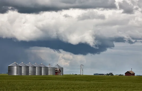 Bouřková mračna saskatchewan — Stock fotografie