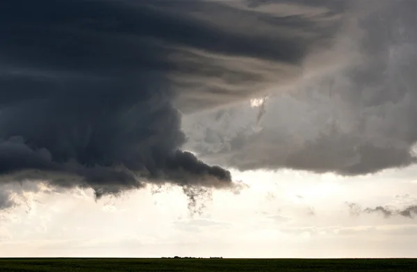 Nuvens de tempestade Saskatchewan — Fotografia de Stock