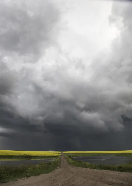 Viharfelhők Saskatchewan — Stock Fotó