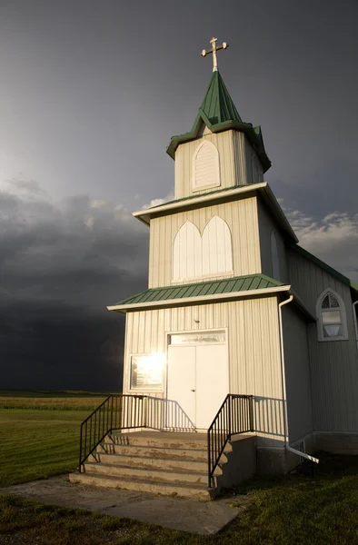 Bouřková mračna saskatchewan — Stock fotografie