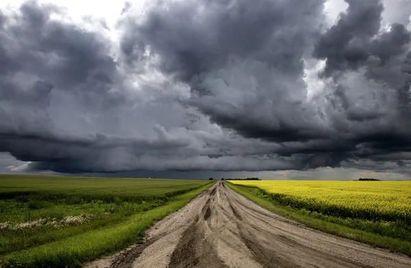 Burzowe chmury saskatchewan — Zdjęcie stockowe