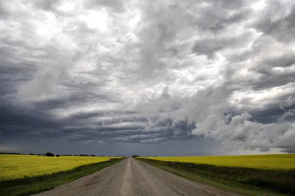 Burzowe chmury saskatchewan — Zdjęcie stockowe