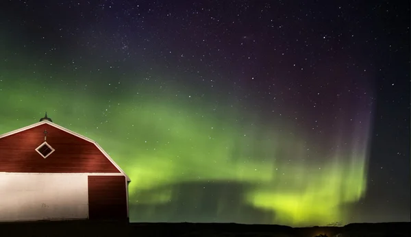 Északi fény aurora borealis — Stock Fotó