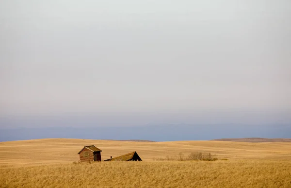 Edifícios abandonados Saskatchewan — Fotografia de Stock