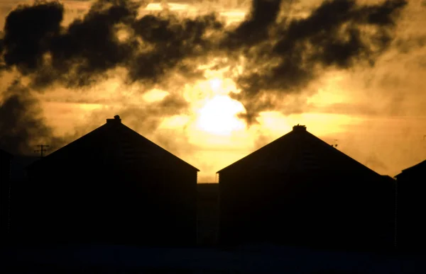 Industrial Pollution Canada — Stock Photo, Image