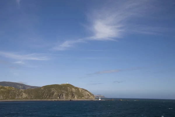 Fähre blick wellington neuseeland — Stockfoto