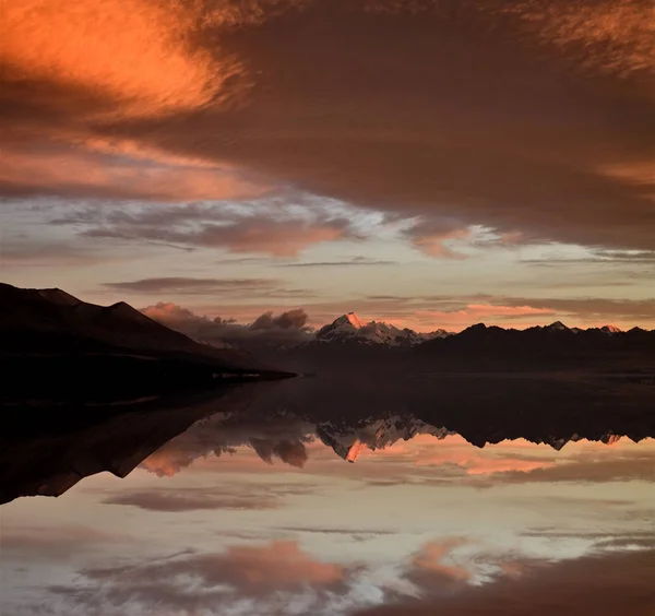 Mount Cook New Zealand Sunrise — Stock Photo, Image