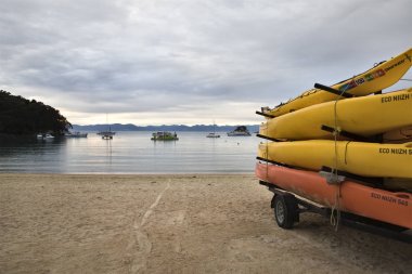 Altın kum Beach Yeni Zelanda