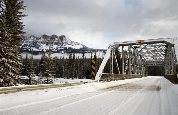 Kasteelberg Alberta in de winter — Stockfoto