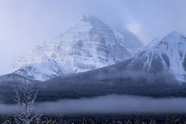 Montagnes Rocheuses en hiver — Photo