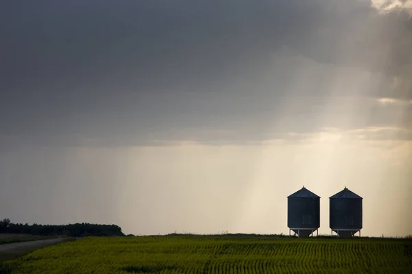 Nuages de tempête Saskatchewan — Photo