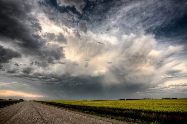 Bouřková mračna saskatchewan — Stock fotografie